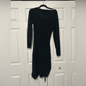 FashionNova sweater dress with slit in side size medium